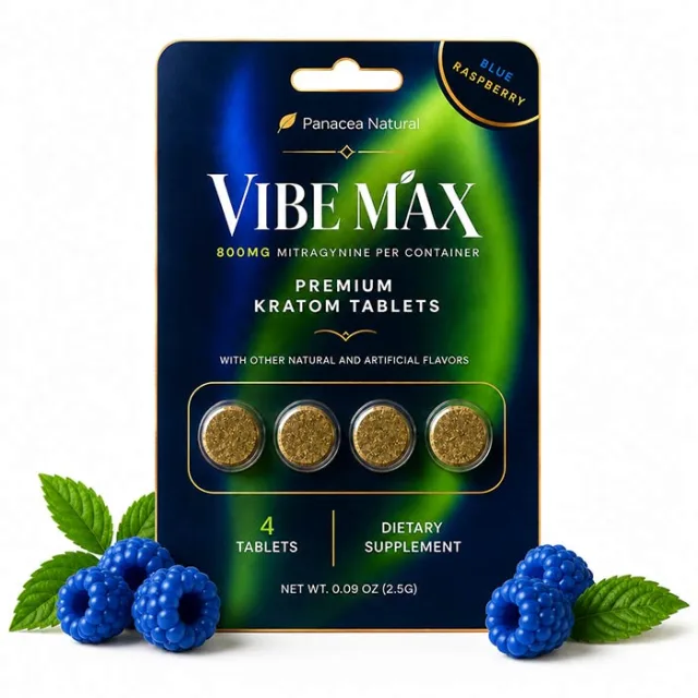 Vibe Max Premium Kratom Extract Tablets