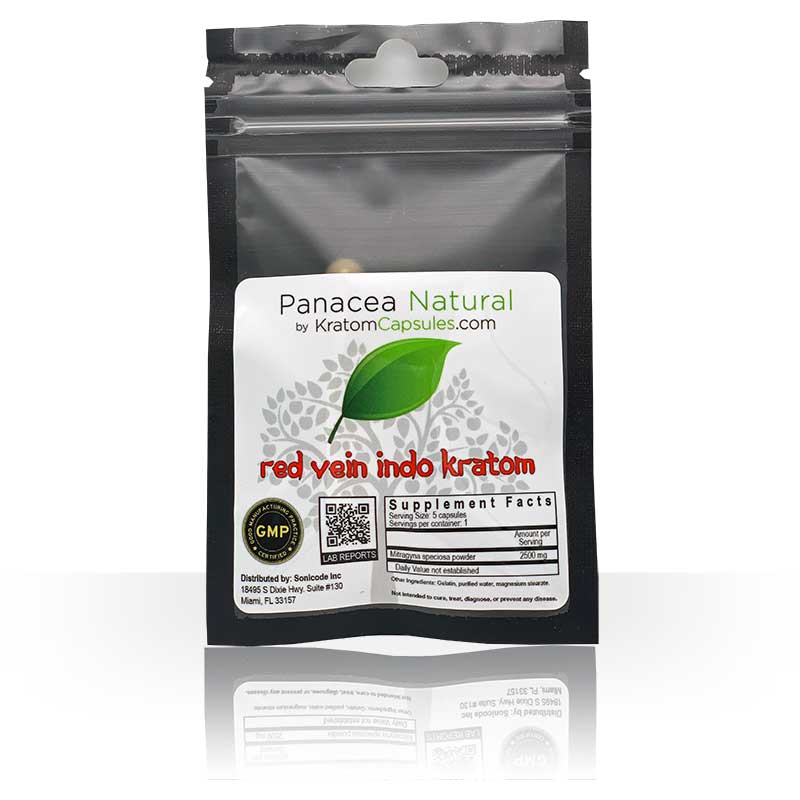 Red Vein Indo Kratom (5 Capsules) Sample