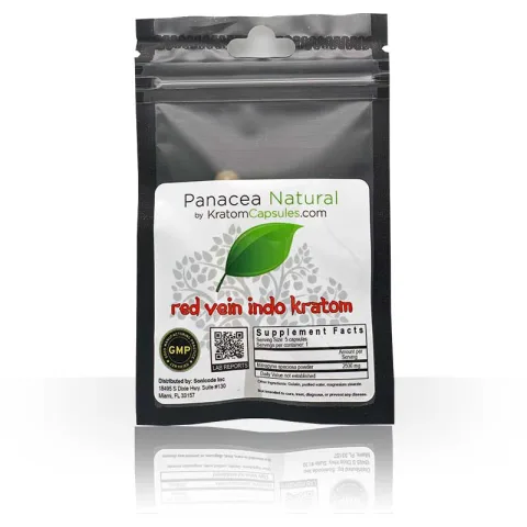 Red Vein Indo Kratom (5 Capsules) Sample