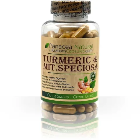 Turmeric & Mit. Speciosa - Green Blend (100 Capsules)