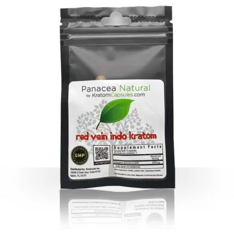 Red Vein Indo Kratom 5 Capsules Sample