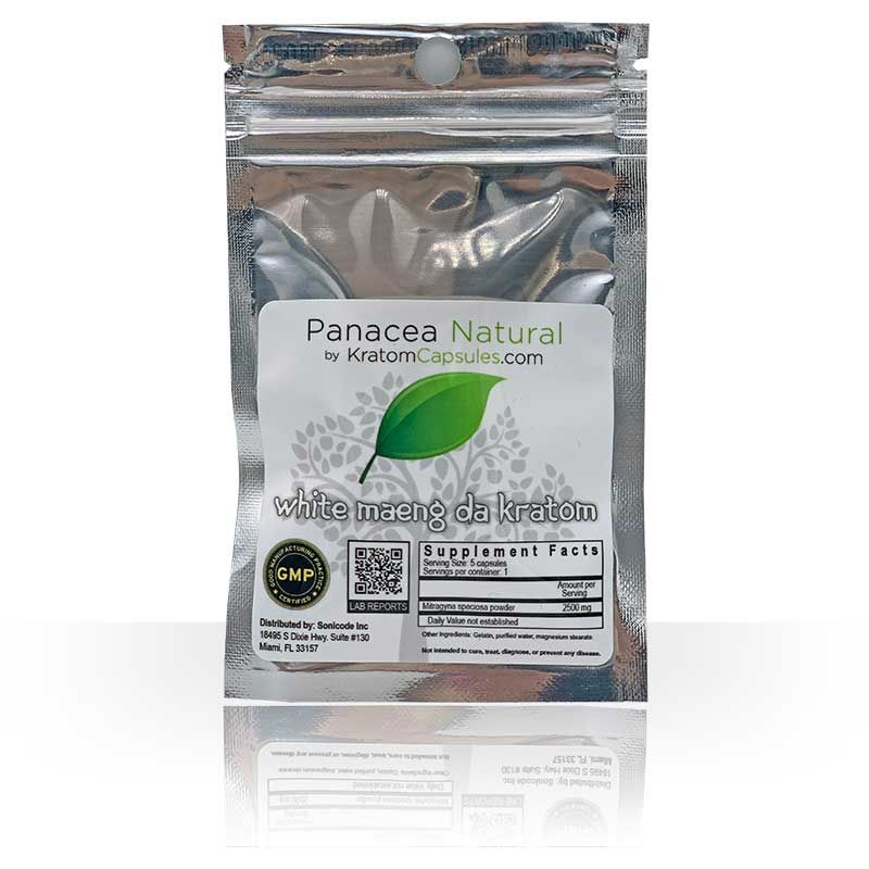White Maeng Da Thai Kratom 5 Capsules Sample