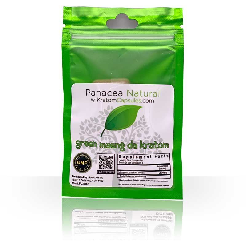 Green Maeng Da Thai Kratom 5 Capsules Sample