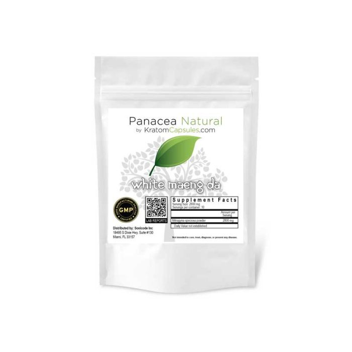 White Maeng Da Thai Kratom Powder Sample