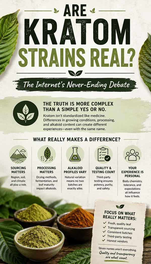 Are Kratom Strains Real?