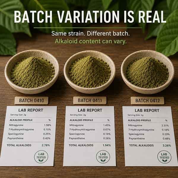 Kratom Batch Variation